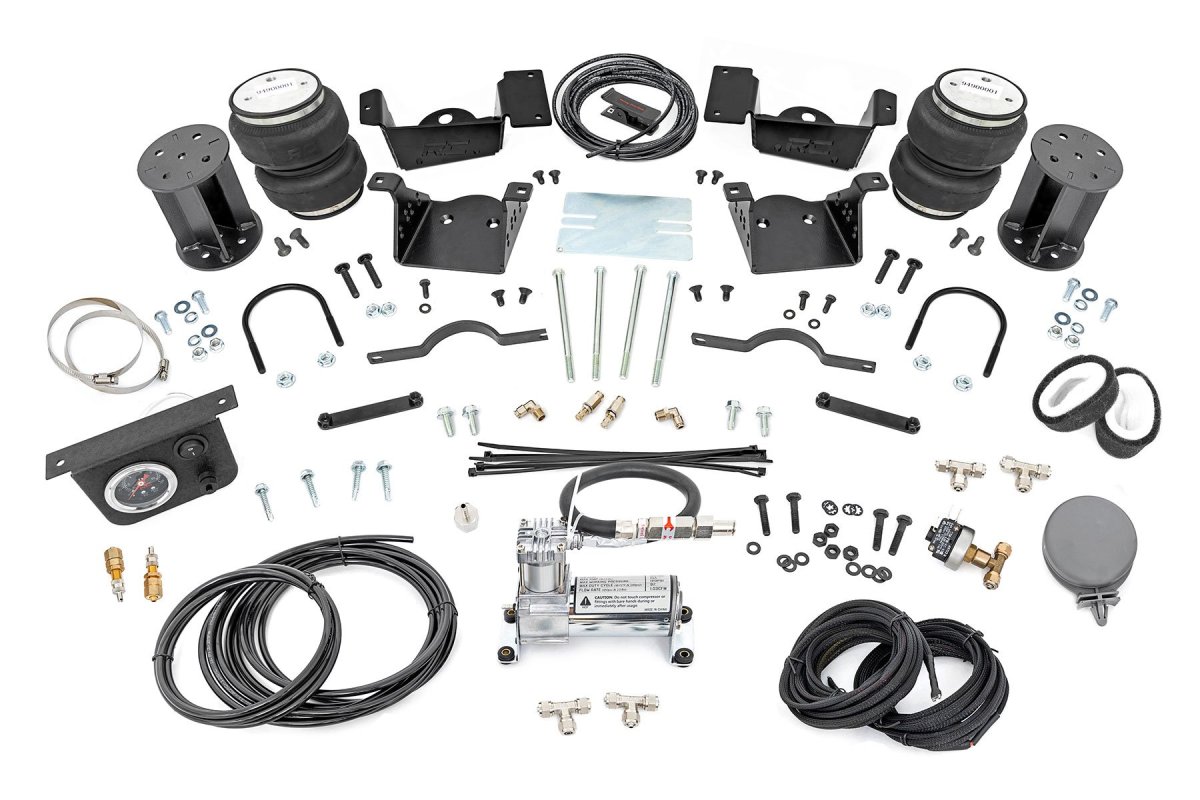 GMC Sierra 3500 HD Air Spring Kit - Rear - Rough Country - 7 Inch Lift Kit - '20-'23